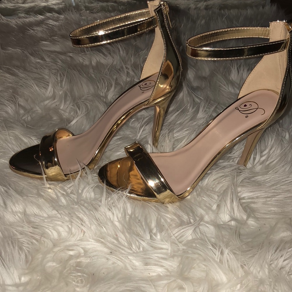 Strapped heels